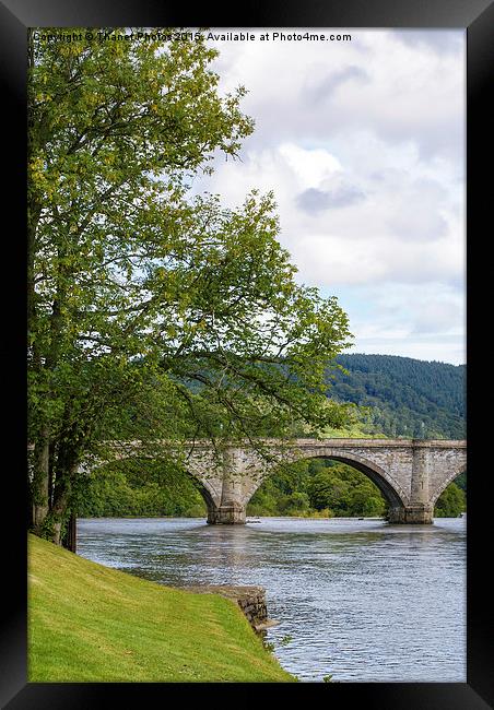  River Tay at Dunkeld Framed Print by Thanet Photos