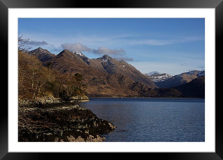  Loch Duich & the Five Sisters Framed Mounted Print by Jacqi Elmslie