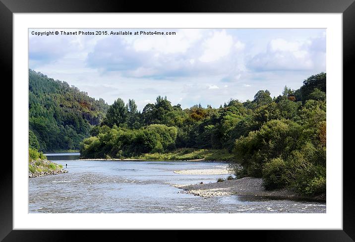  River Tay at Dunkeld Framed Mounted Print by Thanet Photos