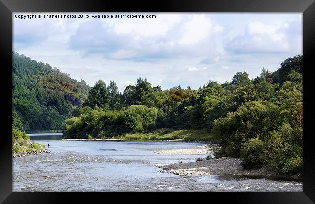  River Tay at Dunkeld Framed Print by Thanet Photos