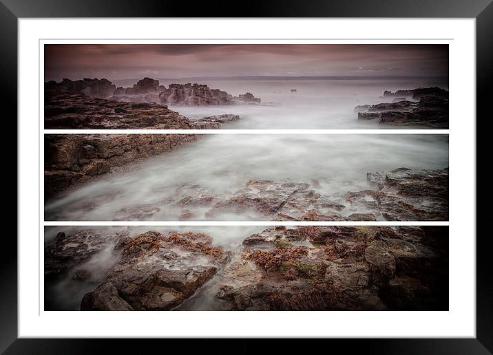  Porthcawl Rest Bay/Town Bay Framed Mounted Print by Leighton Collins