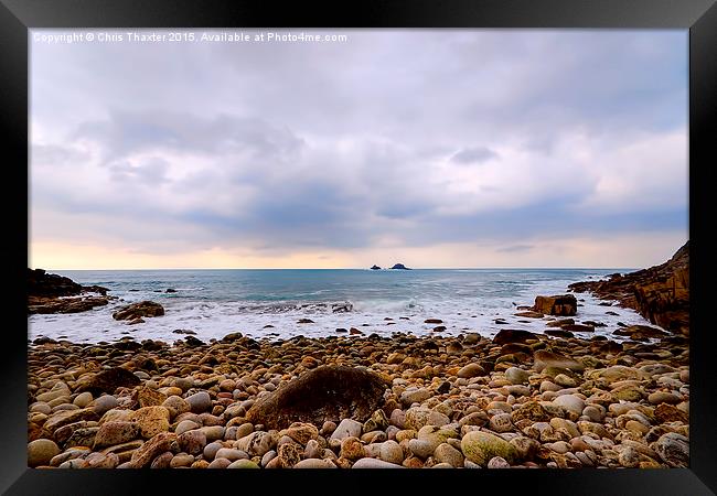 Cot Valley St Just Cornwall  Framed Print by Chris Thaxter