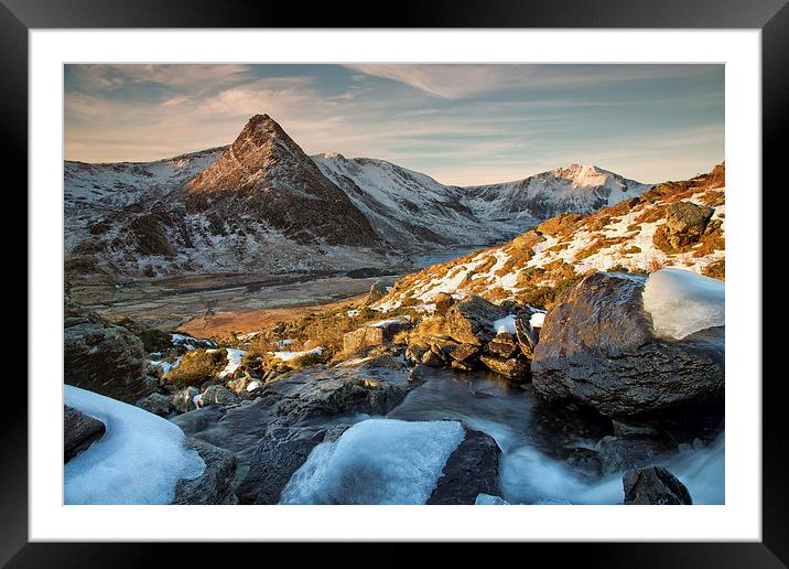  Dawn at Tryfan Framed Mounted Print by Rory Trappe