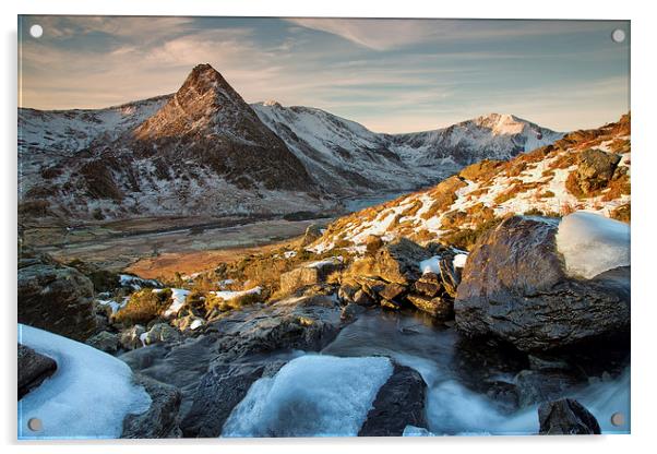  Dawn at Tryfan Acrylic by Rory Trappe