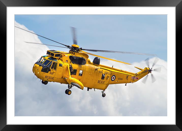  Sea King Rescue Framed Mounted Print by Oxon Images