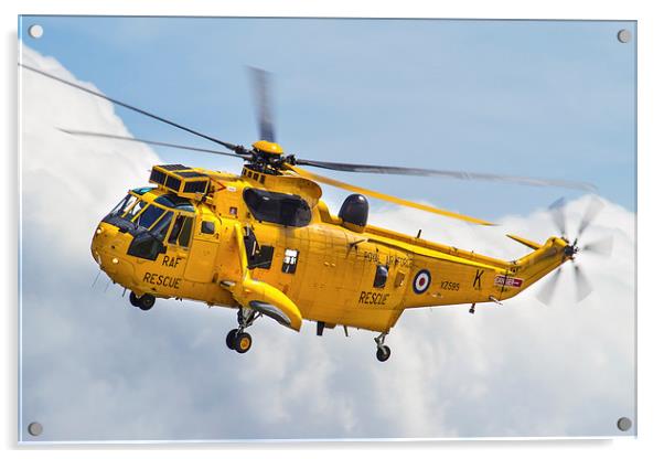  Sea King Rescue Acrylic by Oxon Images