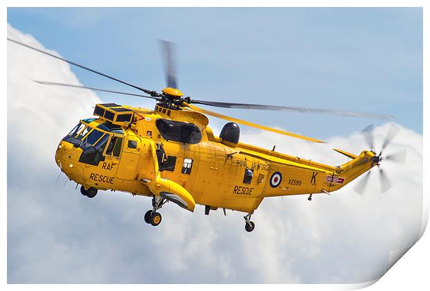  Sea King Rescue Print by Oxon Images