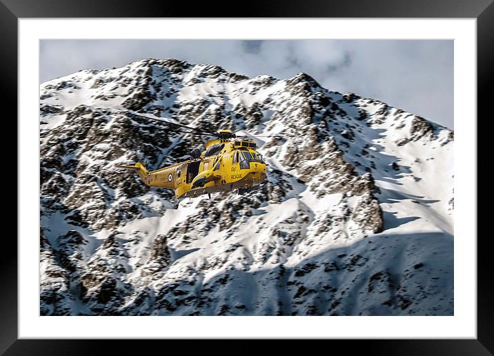 Mountain Rescue  Framed Mounted Print by J Biggadike