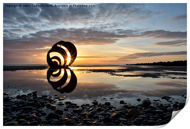  Mary's Shell, Cleveleys Print by Jason Connolly