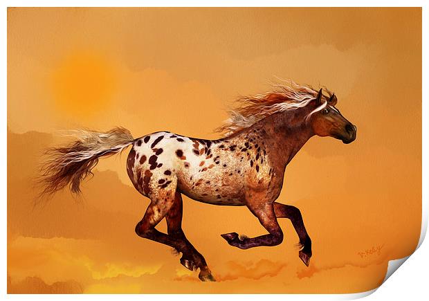 An Appaloosa called Ginger Print by Valerie Anne Kelly