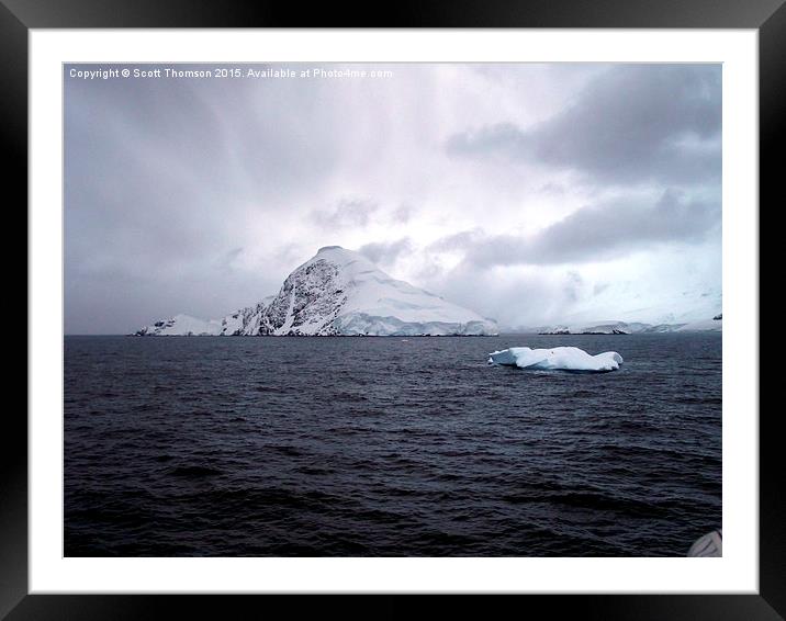  Antarctica Framed Mounted Print by Scott Thomson