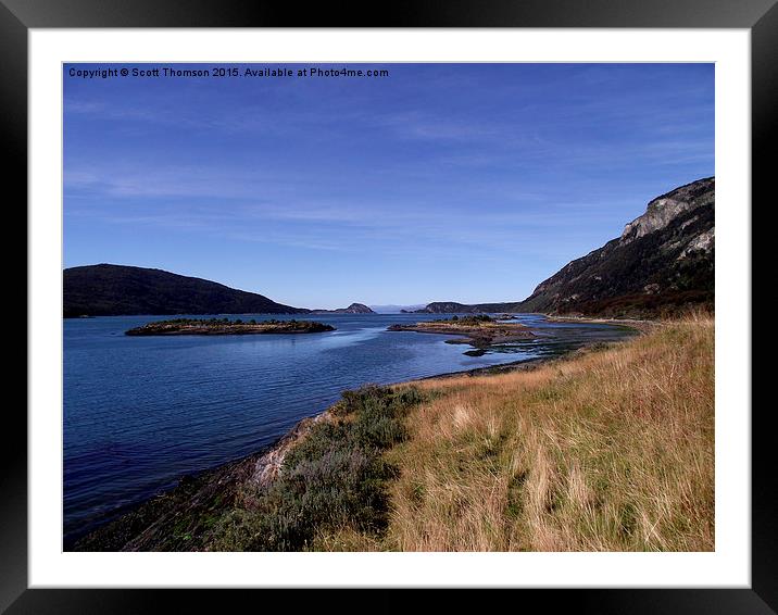 Tierra Del Fuego National Park Framed Mounted Print by Scott Thomson