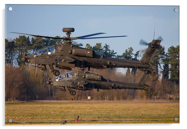 AH64 Apache Longbow Acrylic by Oxon Images