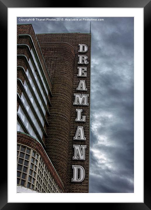  Dreamland Framed Mounted Print by Thanet Photos