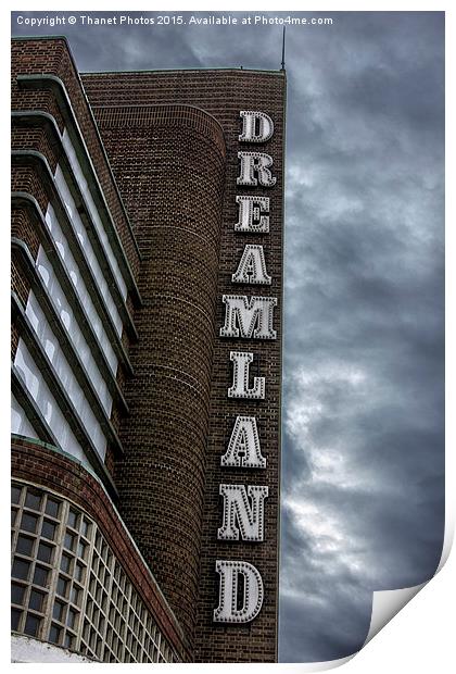  Dreamland Print by Thanet Photos