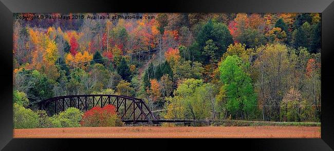  Old Artemus Bridge Framed Print by Paul Mays