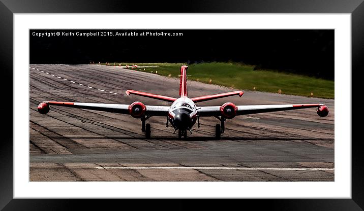  Canberra WT333. Framed Mounted Print by Keith Campbell