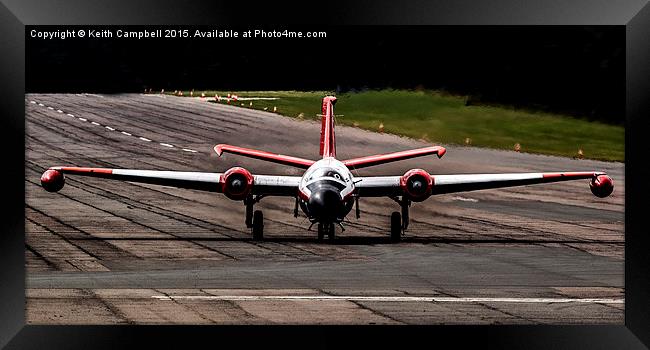  Canberra WT333. Framed Print by Keith Campbell