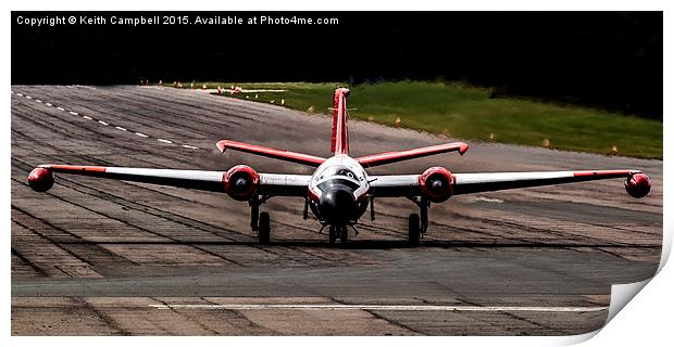  Canberra WT333. Print by Keith Campbell