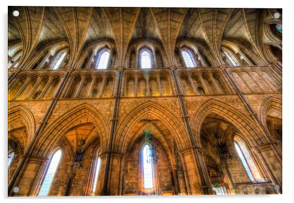 Southwark Cathedral London Acrylic by David Pyatt