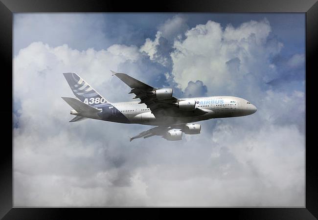 Airbus A380  Framed Print by J Biggadike