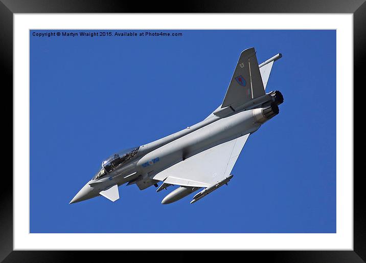  Typhoon joins the circuit Framed Mounted Print by Martyn Wraight