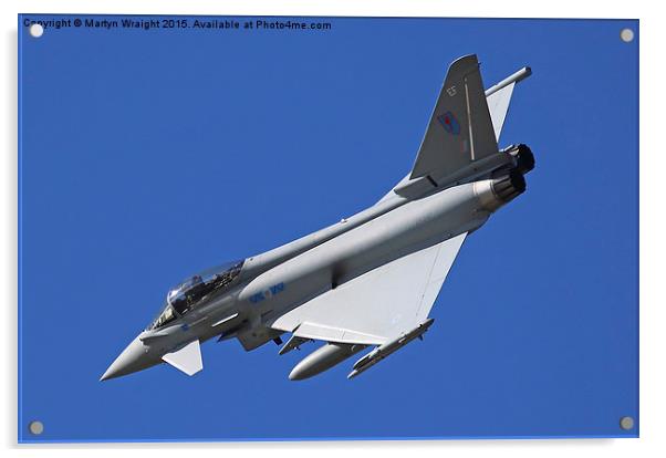  Typhoon joins the circuit Acrylic by Martyn Wraight
