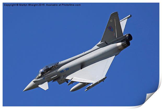  Typhoon joins the circuit Print by Martyn Wraight