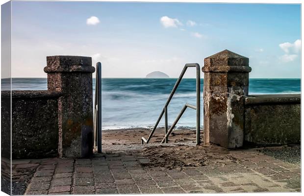 View To Ailsa Craig  Canvas Print by Valerie Paterson