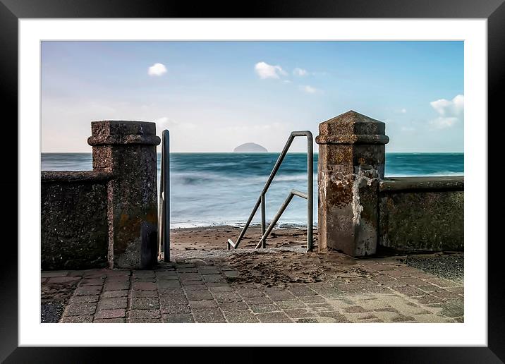 View To Ailsa Craig  Framed Mounted Print by Valerie Paterson