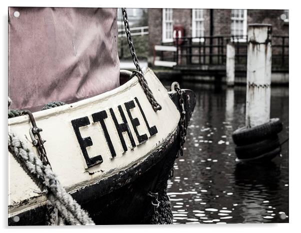 A Boat Named Ethel Acrylic by Chris Watson