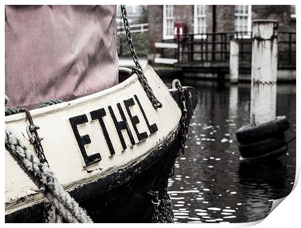A Boat Named Ethel Print by Chris Watson