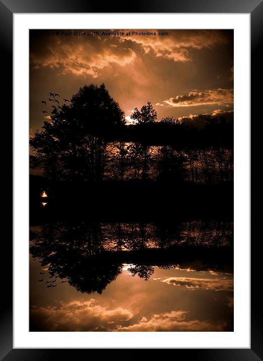  Night Fishing  Framed Mounted Print by Paul Mays