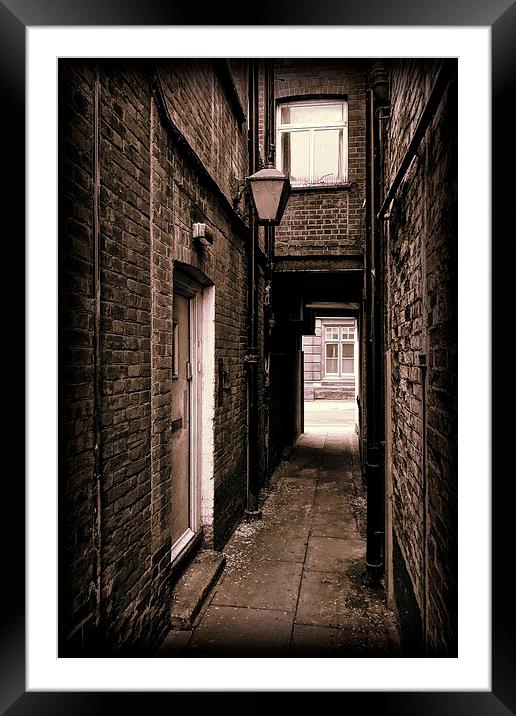  Great Yarmouth Row Framed Mounted Print by Broadland Photography