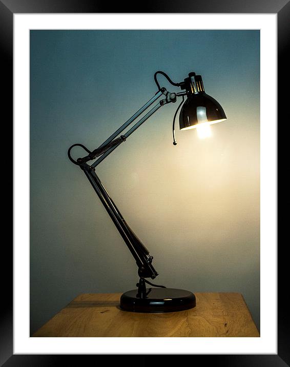 Angle Lamp Framed Mounted Print by Chris Watson