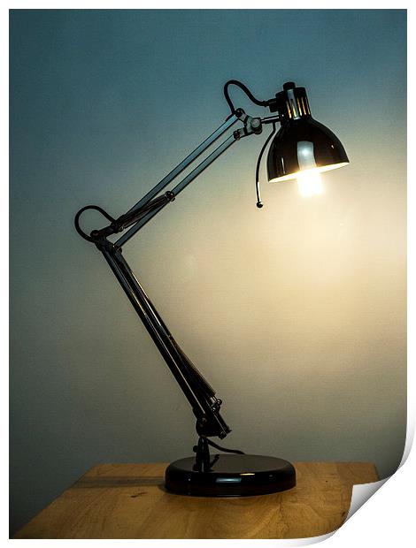 Angle Lamp Print by Chris Watson