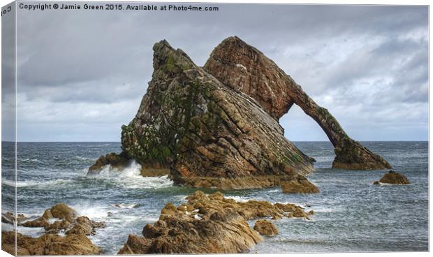  Bow Fiddle Rock Canvas Print by Jamie Green