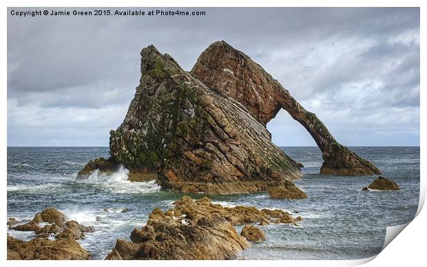  Bow Fiddle Rock Print by Jamie Green