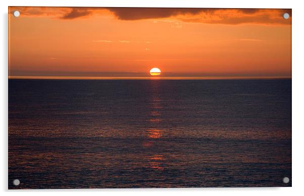 Sunset in Cumbria Acrylic by Paul Collis