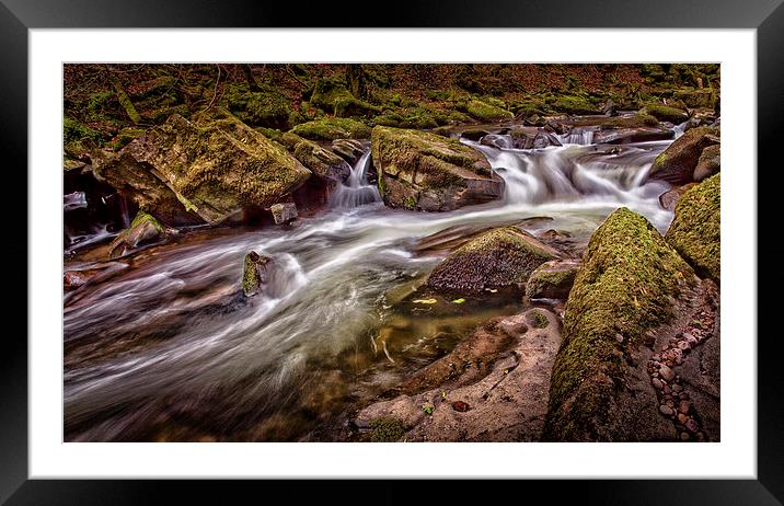  River Clydach at Pontardawe Framed Mounted Print by Leighton Collins