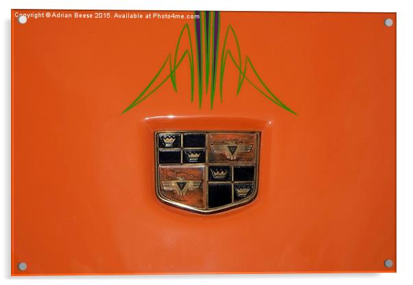  Studebaker Hood emblem Acrylic by Adrian Beese