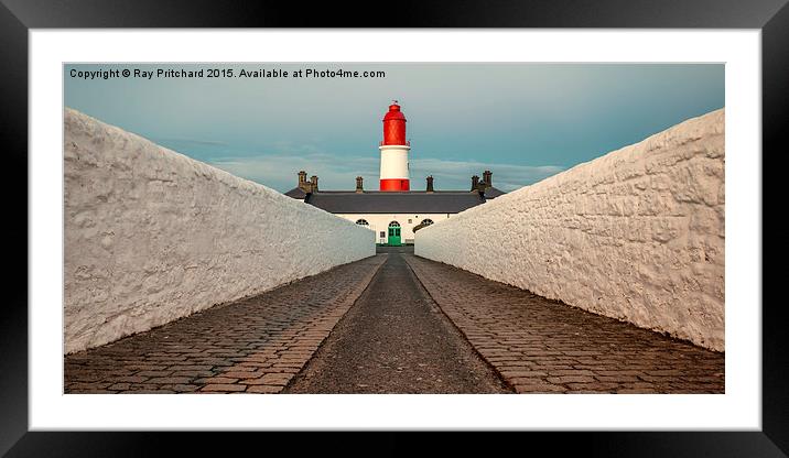 Souter Lighthouse Framed Mounted Print by Ray Pritchard