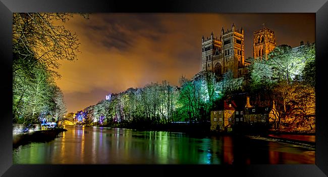  Durham Cathedral Panoramic Framed Print by Northeast Images