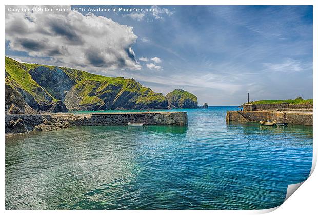 Mullion Cove: Cornwall's Hidden Gem Print by Gilbert Hurree