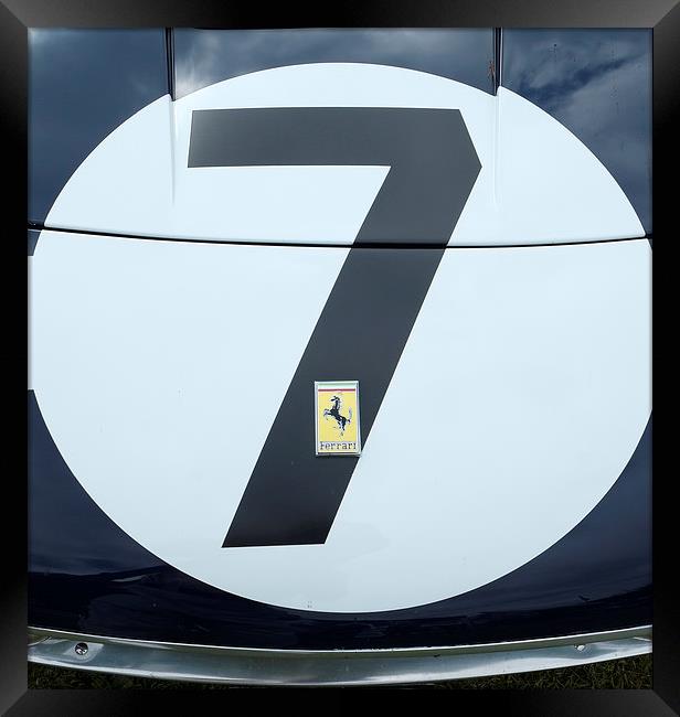  Ferrari SWB number seven Framed Print by Adrian Beese
