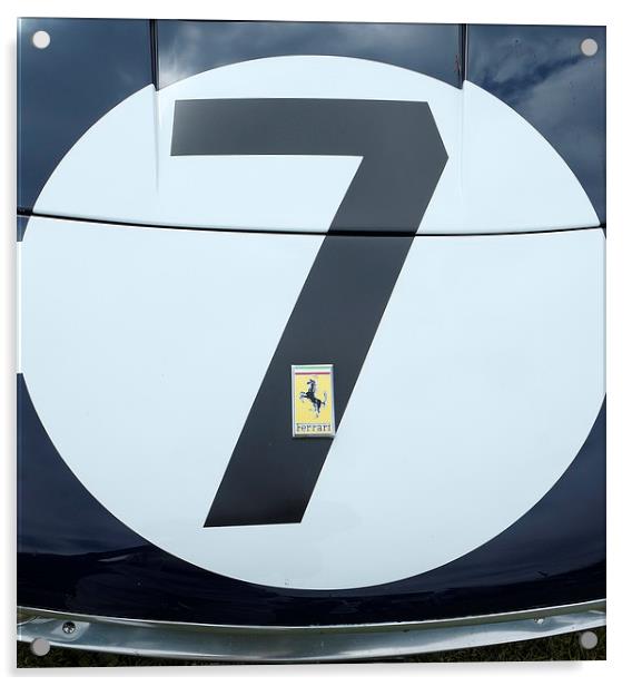  Ferrari SWB number seven Acrylic by Adrian Beese