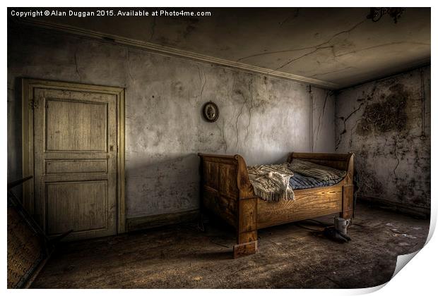 Abandoned Maison Print by Alan Duggan