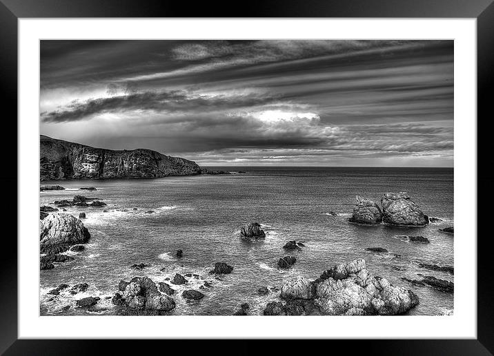  St Abbs HDR Framed Mounted Print by Gavin Liddle