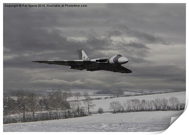  Avro Vulcan - Cold War Warrior Print by Pat Speirs