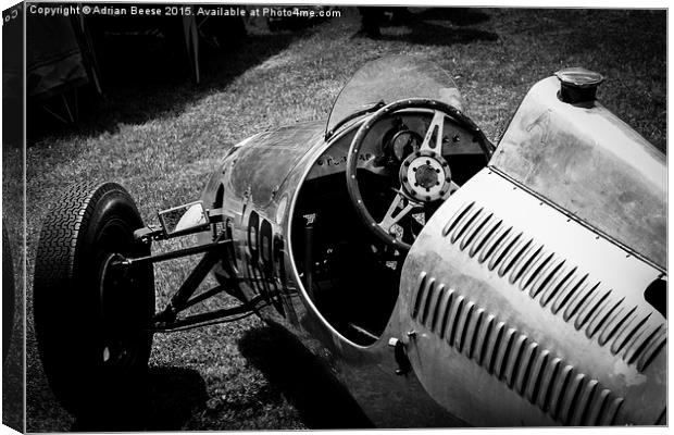  Cooper 500 F3 in paddock Canvas Print by Adrian Beese